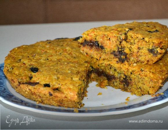 Тыквенный пирог с черносливом и шоколадом Тыквенный пирог с черносливом и шоколадом