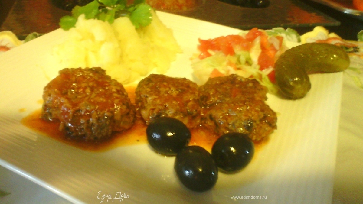 Меню для детей