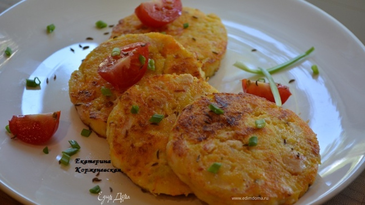 Куриные котлеты с овощами