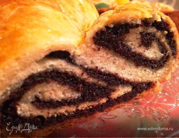 Творожный рулет с маком Творожный рулет с маком
