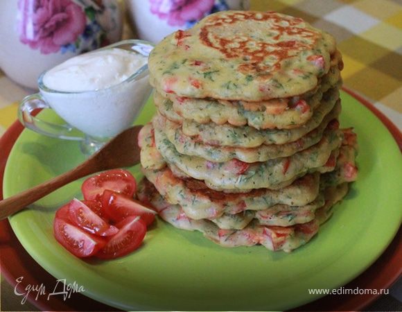 Пудла - оладьи из гороховой муки