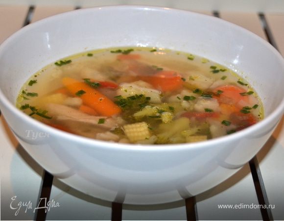 Легкий весенний суп