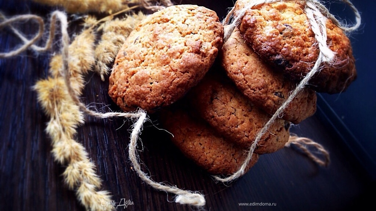 Овсяное печенье "Два шоколада"