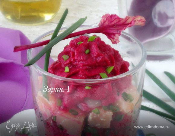 Веррины с семгой и кускусом