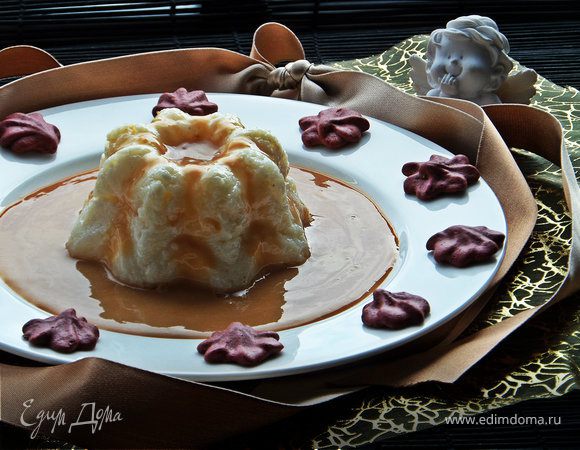 Рисовый пудинг под карамельным соусом Рисовый пудинг под карамельным соусом