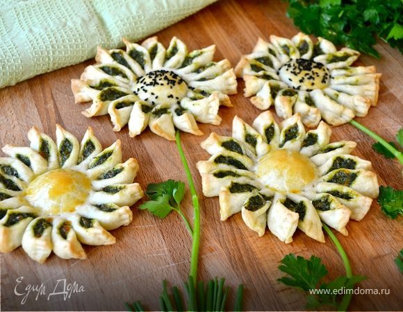 Мини-пироги "Подсолнухи"