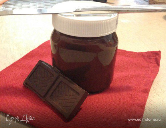 Шоколадная паста с солёной карамелью 