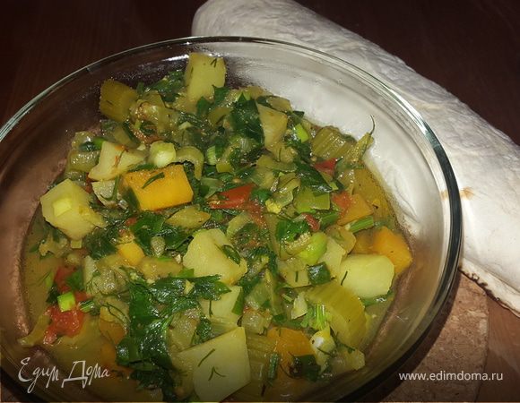 Овощное рагу с топинамбуром