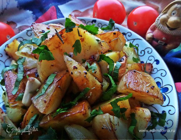 Картофель с чесноком от Джейми Оливера