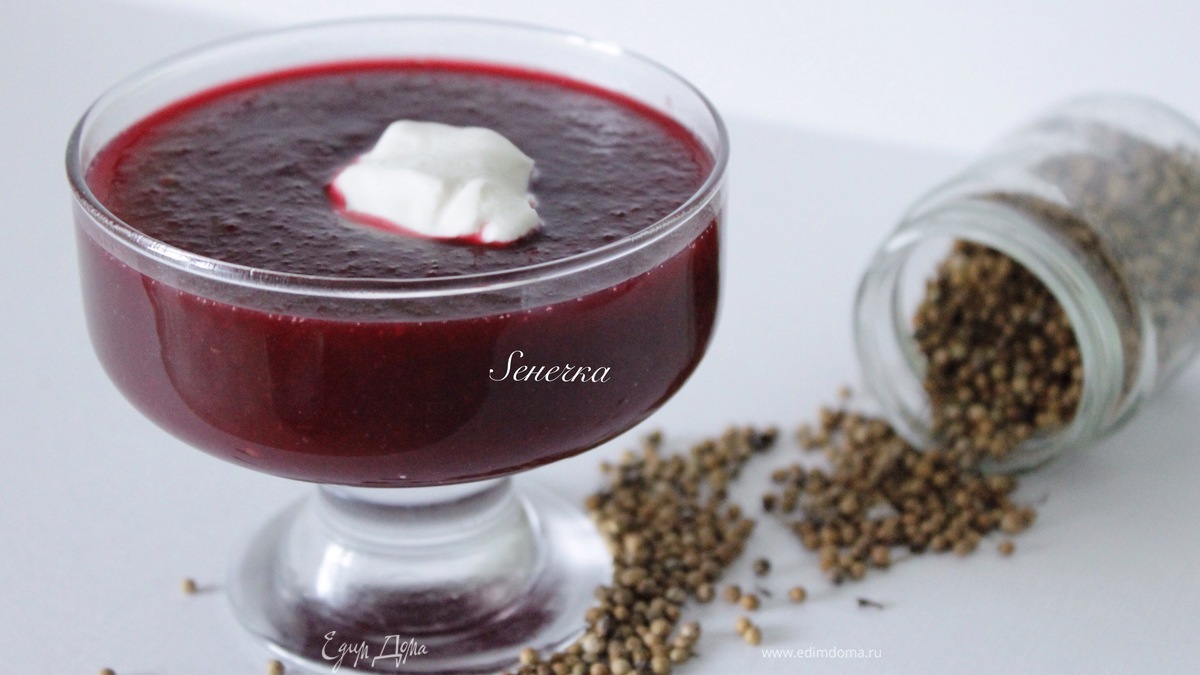 Пряный свекольный суп-пюре