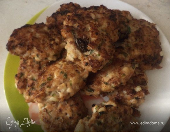 Куриные котлеты с черносливом Куриные котлеты с черносливом