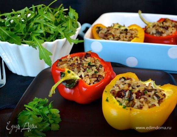 Вегетарианский фаршированный перец Вегетарианский фаршированный перец