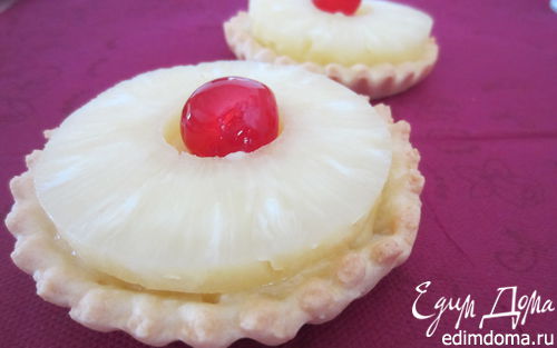 Рецепт Корзинки с ананасами
