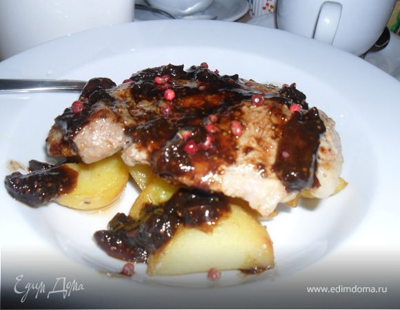 Мясо с инжирным соусом Мясо с инжирным соусом