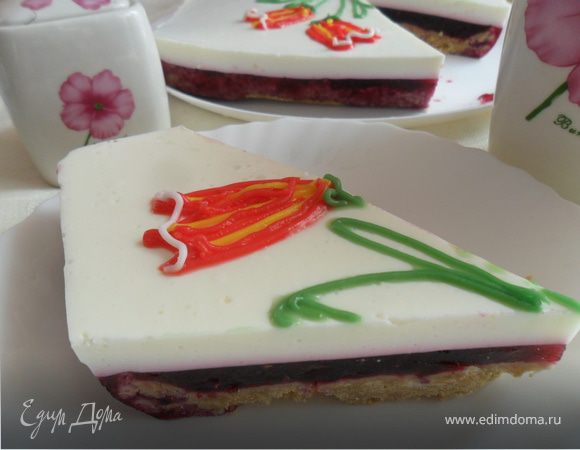 Сметанно-смородиновый чизкейк Сметанно-смородиновый чизкейк