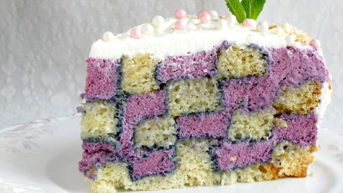 Торт "Шахматная королева"