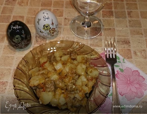 Жаркое из конины в духовке