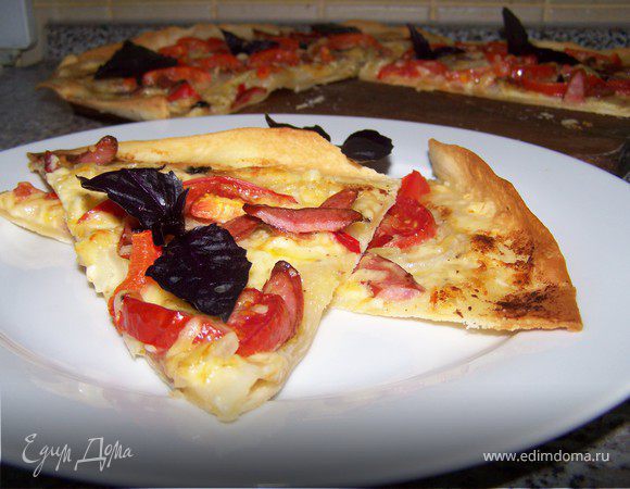 Французский огненный пирог Французский огненный пирог