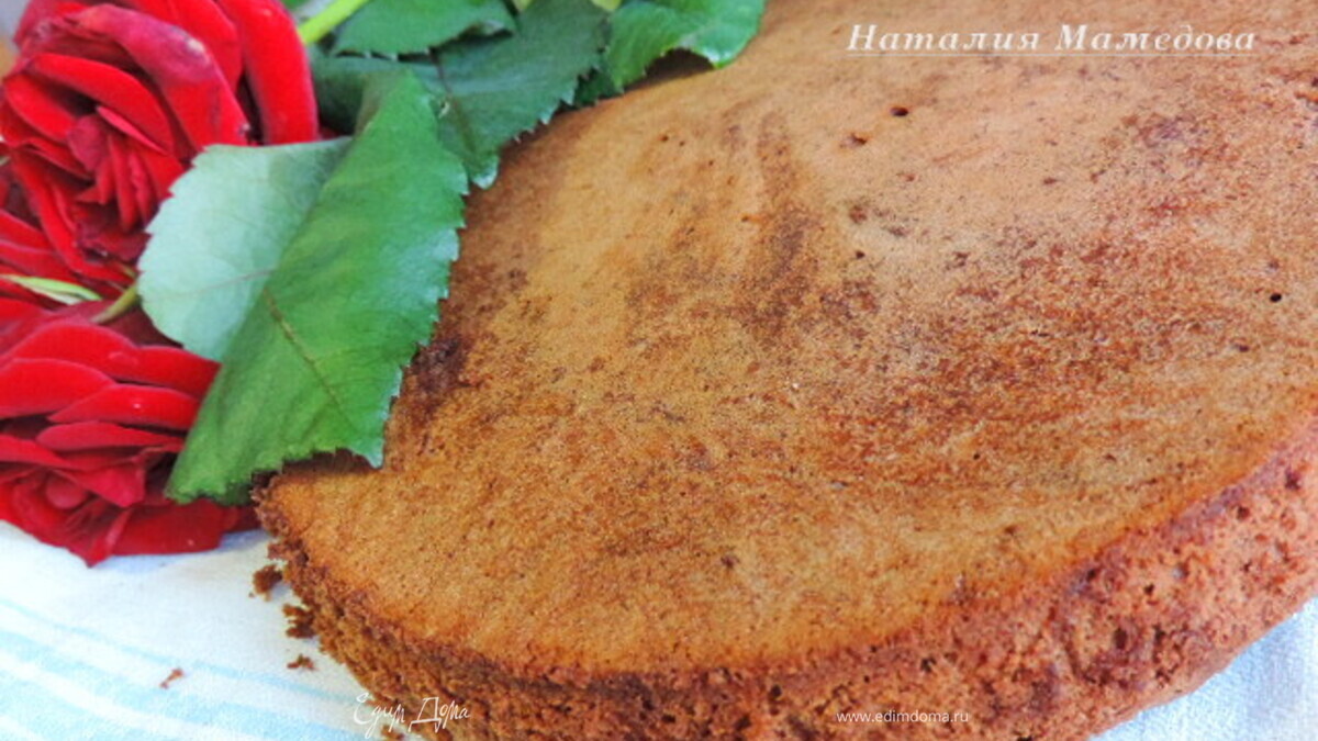 Шоколадный бисквит от Карла Шумахера