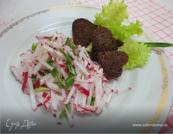 Редис с сухариками