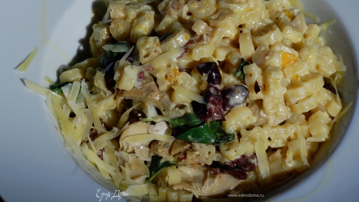 Паста с артишоками, оливками и лимонным соусом — Пошаговый рецепт приготовления с фото 2026 | Простые и вкусные рецепты в домашних условиях EdimDoma.ru
