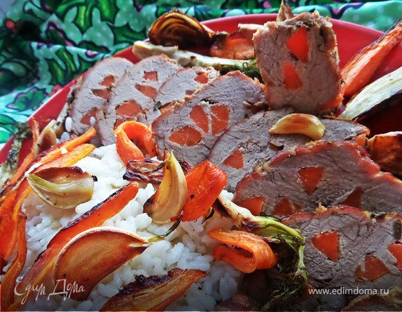 Свинина с морковкой к рису