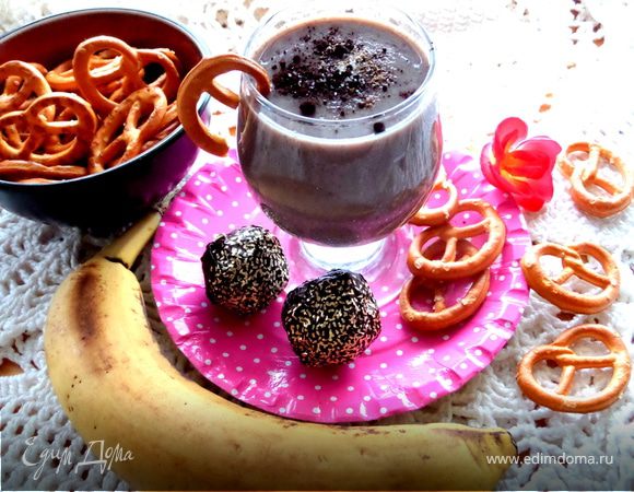 Смузи "Лён+какао" Смузи "Лён+какао"