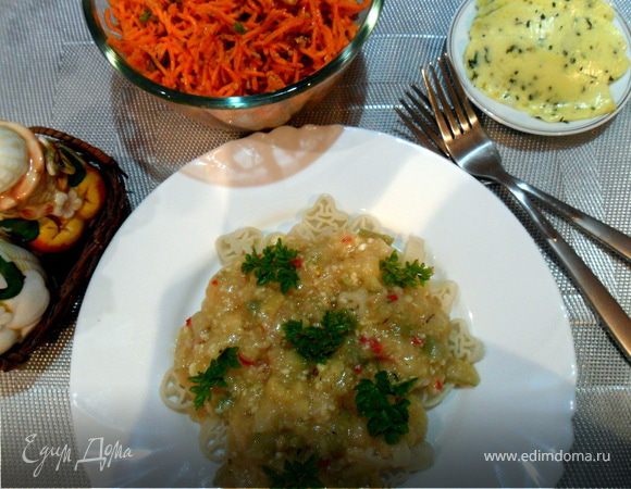 Паста с сыром и цукини Паста с сыром и цукини