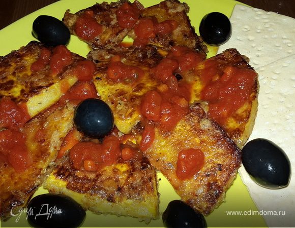 Жареная тыква с томатным соусом Napoletana