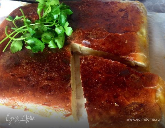 Дрожжевой пирог с картошкой Дрожжевой пирог с картошкой