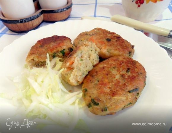 Нежные котлеты из рыбы