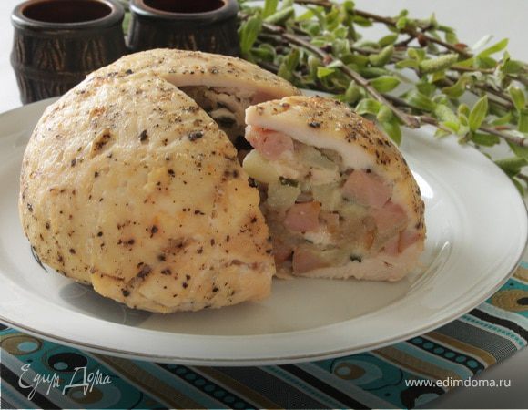 Пасхальный купол из куриной грудки