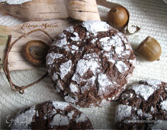 Печенье шоколадное Crinkles  