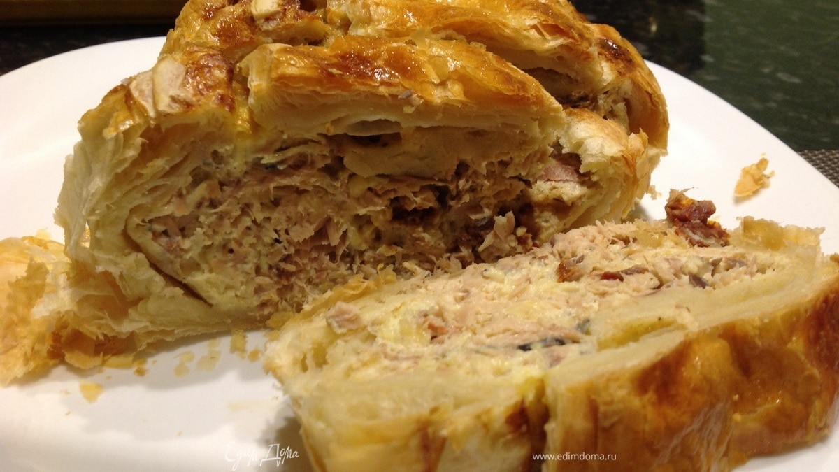 Запеченный кекс с тунцом