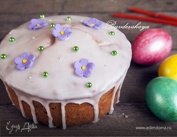 Пасхальный кулич бездрожжевой