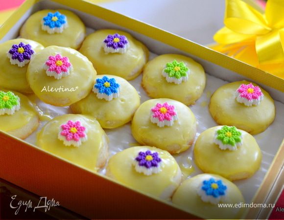 Печенье весеннее под глазурью Печенье весеннее под глазурью