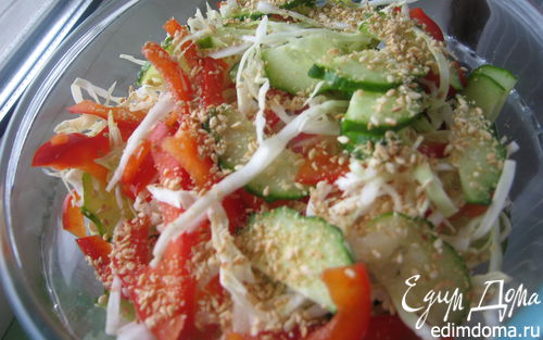 Рецепт Овощной салат в азиатском стиле