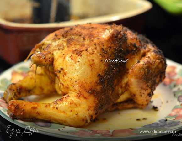 Курица на банке пива