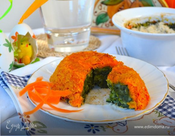 Морковная мини-запеканка Морковная мини-запеканка
