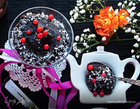 Десерт шоколадно-кофейный с кокосом Десерт шоколадно-кофейный с кокосом