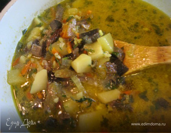 Грибной суп-карри