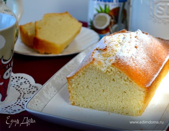 Постный кекс на кокосовом молоке