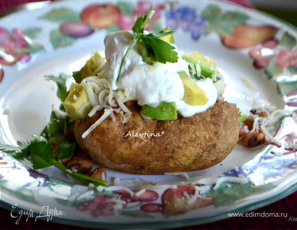 Картофель чили с пряной начинкой Картофель чили с пряной начинкой