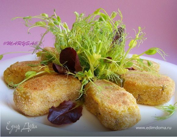 Пряные картофельно-чечевичные биточки