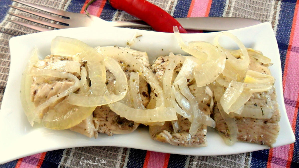 Маринованная скумбрия