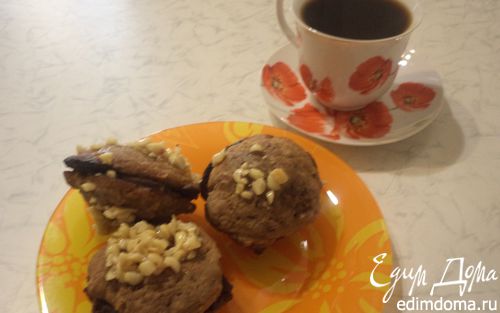 Рецепт Печенье в арахисовом грильяже с шоколадной прослойкой