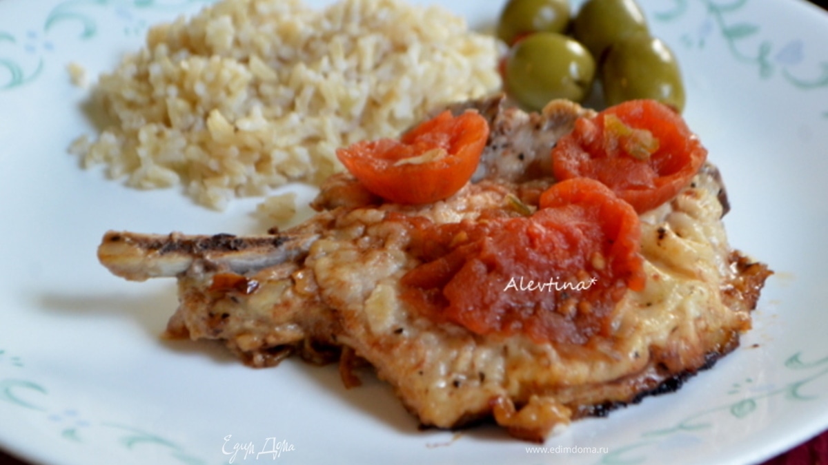 Свиные отбивные по-тоскански