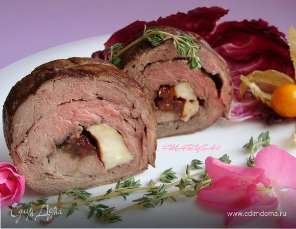 Пикантный рулет из вырезки Пикантный рулет из вырезки