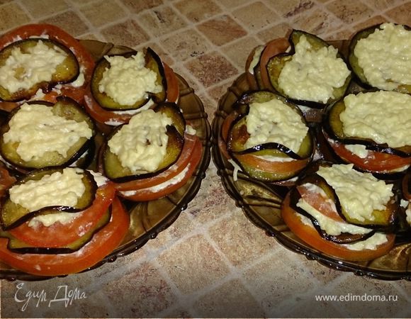 Баклажаны с помидорами Баклажаны с помидорами