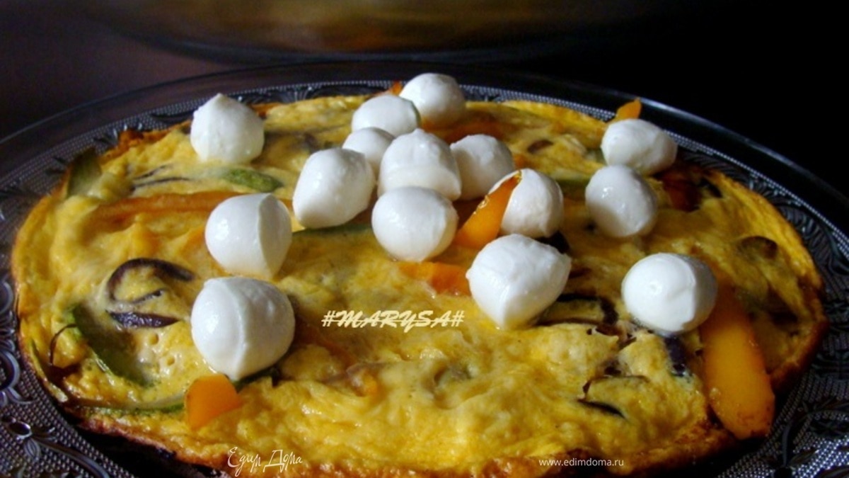 Фритатта со сладким перцем